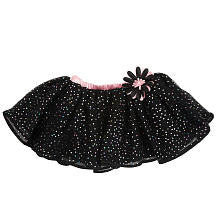 Koala Kids Girls' Black Iridescent Dot Tutu Skirt - Toddler