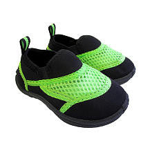 Koala Kids Boys Black/Lime Green Water Shoes