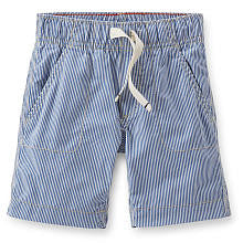 Carter's Boys Navy Striped Woven Drawstring Short - Toddler