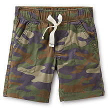 Carter's Boys Olive Camouflage Woven Drawstring Short - Toddler