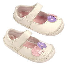 Koala Kids Girls White Mary Jane Shoes