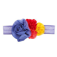 Koala Baby Girls' Purple/Pink Rosette Headwrap