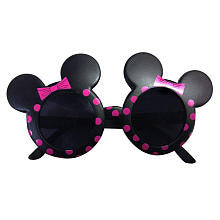 Disney Baby Girls Black with Pink Polka Dot Minnie Mouse Sunglasses