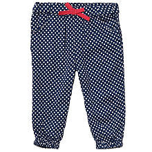 Koala Baby Girls' Navy Polka Dot Woven Bubble Pants