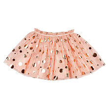 Kardashian Kids Girls' Pink/Gold Dotted Tutu Skirt - Toddler