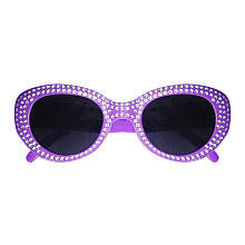 Koala Kids Girls Purple Rhinestone Sunglasses