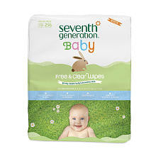 Seventh Generation Free & Clear Baby Wipes - 256 Count