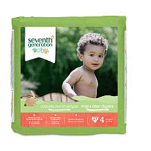 Seventh Generation Free & Clear Diapers Size 4 - 27 Count