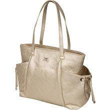 Bumble Collection Honey Embossed Leather Bag - Gold