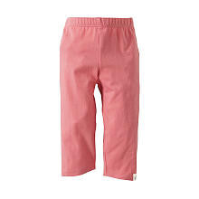 Burt's Bees Baby Girls Organic Pink Solid Capri Legging