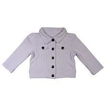 Truly Scrumptious Girls White Terry Jacket