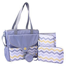 Boppy Golden Diaper Bag - Chevron