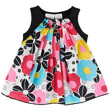 Koala Baby Girls' Multicolored Mod Floral Sleeveless Tunic