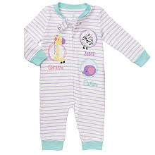 Koala Baby Girls Animal Themed Zip Up Coveralls