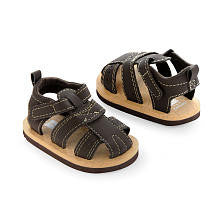 Carter's Boys Brown Close Toe Sandal