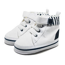 Koala Baby Boys White Hi Top Soft Sole Sneaker