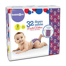 Babies "R" Us Nautical Diaper Size 2 - 32 Count