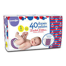 Babies "R" Us Nautical Diaper Size 1 - 40 Count