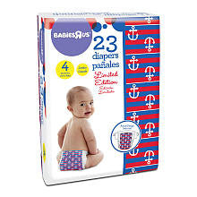 Babies "R" Us Nautical Diaper Size 4 - 23 Count