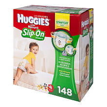 Huggies Little Movers Slip-On Diaper Size 4 - 148 Count