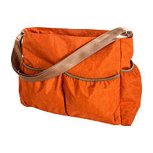 Trend Lab Orange Crinkle Tote Diaper Bag