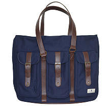 Diaper Dude Canvas Tote Bag - Navy