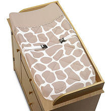 Sweet Jojo Designs Giraffe Collection Changing Pad Cover