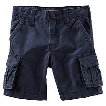 OshKosh Boys Navy Cargo Shorts- Toddler