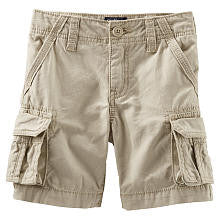 OshKosh Boys Tan Cargo Shorts- Toddler