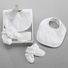 Baby Aspen Beautiful Blessings Bib & Socks Set