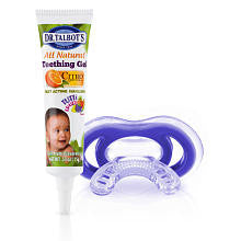 Dr Talbots All Natural Teething Gel With Gum-Eez Teether - Purple