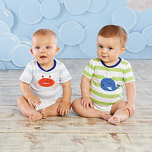 Baby Aspen "Deep Sea Tee's" Baby T-Shirts (Set of 3)