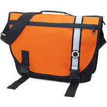 DadGear Courier Diaper Bag - Retro Orange Stripe