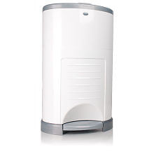 Diaper Dekor Plus Diaper Pail - White