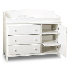 South Shore Cotton Candy Changing Table - Pure White