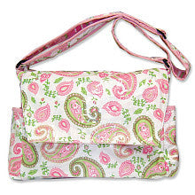 Trend Lab Paisley Park Messenger Style Diaper Bag - Pink