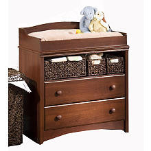 South Shore Sweet Morning Changing Table - Royal Cherry