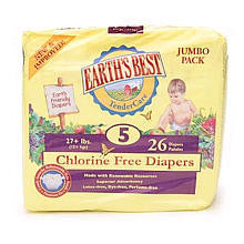 Earth's Best Size 5 XL TenderCare Diapers - 26 Count