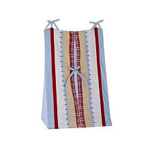 Bacati Boys Stripes and Plaids Diaper Stacker