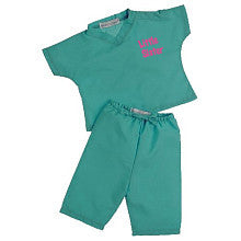 Princess Linens Girls Lab Green "Little Sister" My First Scrubs