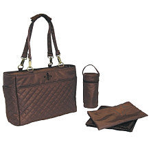 Kalencom N' Orleans Quilted Tote - Chocolate