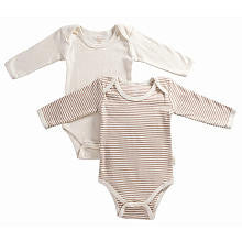 Tadpoles Neutral Organic Long Sleeve Bodysuit