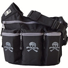 Diaper Dude Diaper Bag -  Black with Skull & Crossbone