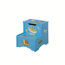 Fantasy Fields Children's Frog Step Stool with Storage