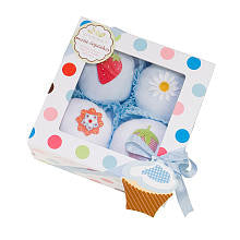 Baby Bunch Cupcakes - Blue (Set of 4)