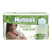 Huggies Newborn Pure & Natural Diapers - 30 Count