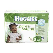 Huggies Pure & Natural Size 3 Diapers - 26 Count