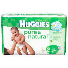 Huggies Pure & Natural Size 2 Diapers - 30 Count