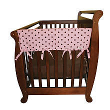 Trend Lab CribWrap  Convertible Crib 2 Piece Rail Guards - Maya Dot