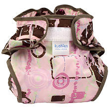 Kushies Baby Tafetta Waterproof Infant Diaper Wrap Girl - 10-22 Pounds